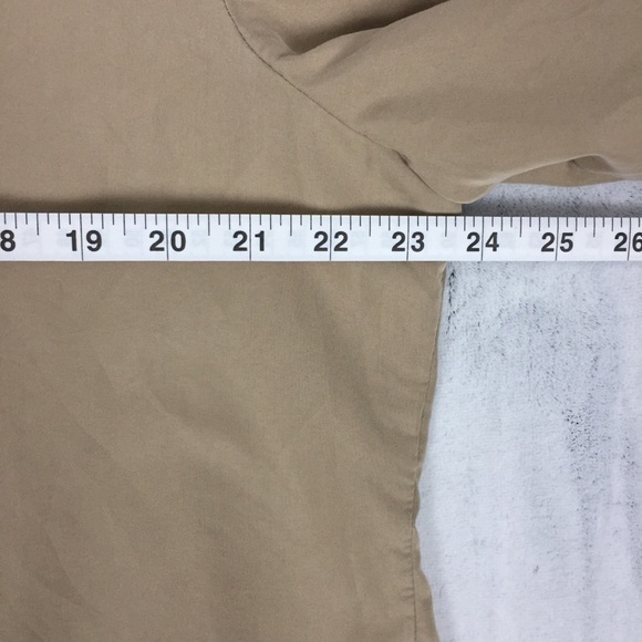 Chico's Modal Blend Waterfall Front Cardigan Sz 3 / XL Tan Long Sleeve Wrap Top - Picture 8 of 11